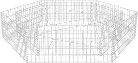 vidaXL hatszögletű gabion magaságyás 200 x 173 x 40 cm