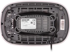 Sencor - Kétnyílásos kenyérpirító melegítőrácssal 1000W/230V rózsaszín