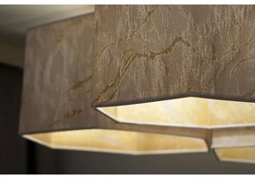 Duolla - Felületre szerelhető csillár ROLLER TRIO HEX 3xE27/15W/230V fehér/arany