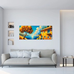 Kép - Ház narancsokkal II. (120x50 cm)