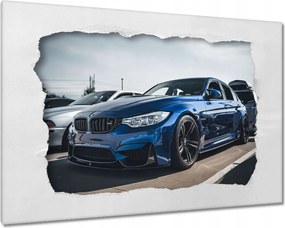 Vászonkép 60x40 Kék Bmw M3 Auto