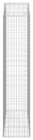íves horganyzott vas gabion kosár 150x50x220/240 cm