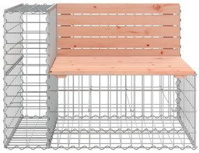 tömör duglászfenyő gabion kerti pad 92 x 71 x 65,5 cm