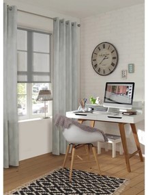 Világosszürke jacquard függöny 140x245 cm Gingko – Sehlbach