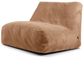 Barna kordbársony babzsákfotel Sofa Tube – SLOWDOWN
