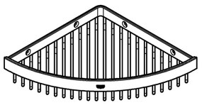 GROHE 40809000 - Drótkosaras szappantartó SELECTION CUBE 20 × 20 cm fényes króm