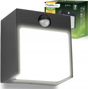 Kerti Fali Lámpa Led Homlokzati Fali lámpa Kültéri Pir IP54 12W 3000K