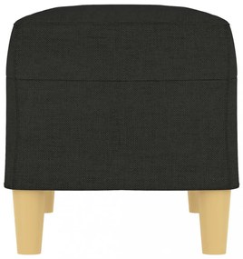 fekete szövet pad 70 x 35 x 41 cm