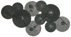 Fali Dekoráció Kék És Bézs Színben HASSIUM Beliani