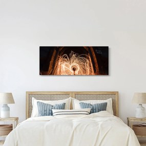Kép - Fényes show a síneken (120x50 cm)