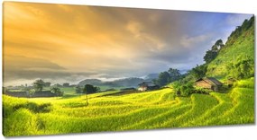 Festmények 115x55 Kilátás Tájkép