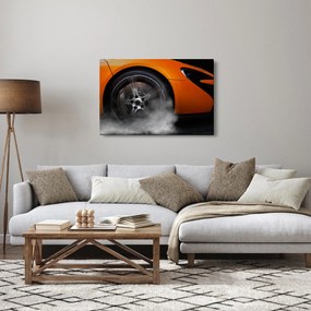 Kép - Narancssárga sportautó (90x60 cm)