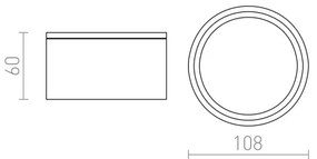 RED - Design Rendl - R10430 - Kültéri lámpa MERIDO 1xGX53/11W/230V IP54