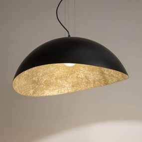 SOLARIS lógcsillár 1xE27/60W/230V fekete/arany