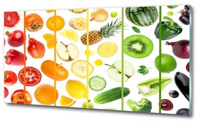 Fali üvegkép Gyümölcsök és zöldségek osh-84954572