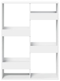 fehér szerelt fa térelválasztó 100 x 33 x 135 cm