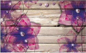 Fotótapéta virág deszka fotótapéta 312 x 219