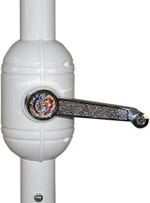 GARTHEN Napernyő négyzet alakú 2 x 3 m kék