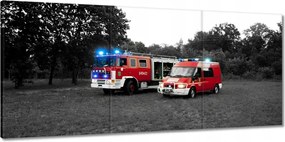 Vászonkép 150x70 Tűzoltóság