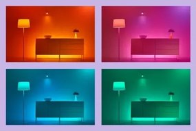 WiZ - 2 darabos készlet RGBIC, fényerőszabályozható GRADIENT LED lámpatest/8,2W/230V 2700-6500K Wi-Fi