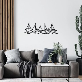 Fém fali dekoráció, Ships In Water