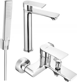 Mexen Royo R72 fürdőkád készlet, króm - 72213R72-00