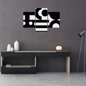 Kép - Geometriai absztrakció N⁰3 (90x60 cm)