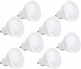 8 x Led izzó GU10 5W villogásmentes Semleges