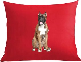 Párna párnahuzat nyomott mintás Boxer Kutya