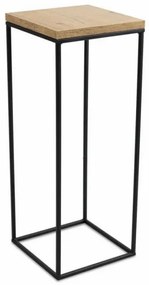 BASICLOFT virágtartó állvány 60x24 cm fekete/barna