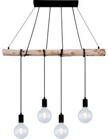 Globo 15439-4 - Csillár zsinóron AUSTON 4xE27/60W/230V