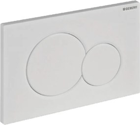 GEBERIT Sigma01 nyomólap, 2 vízmennyiségű, fényes króm/matt króm