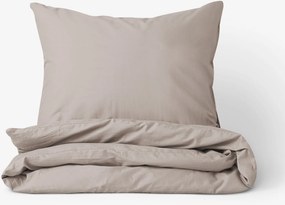 Goldea pamut ágyneműhuzat garnitúra - szürkésbarna 200 x 200 és 2db 70 x 90 cm