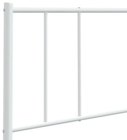 fehér fém fejtámla 160 cm