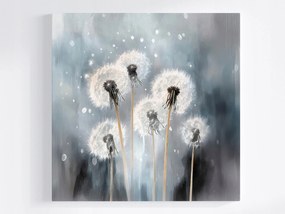 Vászonkép Canvas Természet Pitypang Köd Eső Harmat Könnyűség 40x40