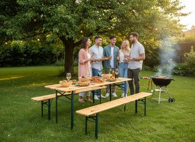 Fa sörpad garnitúra – 200 cm, 70cm