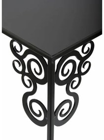 Virágállvány 80x24 cm fekete