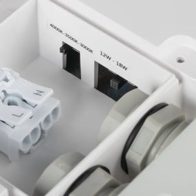 Kanlux 38776 - LED Kültéri lámpa BENO LED/12/18W/230V 3000/3500/4000K IP65 fehér