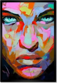 Poszterek keretben 40x60 Női arc Kifejezés