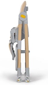 KINDERKRAFT - Gyermek etetőszék 2in1 LASTREE bézs/szürke