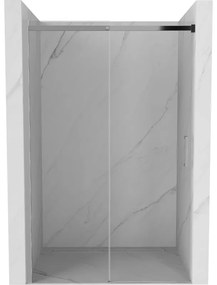 Mexen Omega tolható zuhanyajtó 100 cm, Átlátszó, Króm - 825-100-000-01-00