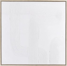 Kézzel festett keretezett-vászon kép 83x83 cm Texture – Bizzotto