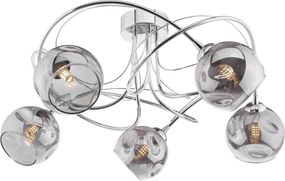 Dar Lighting modern mennyezeti lámpa onawa csiszolt króm darona5450-15