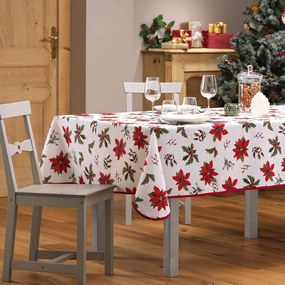 Asztalterítő karácsonyi mintával 150x240 cm Amaryllis – douceur d'intérieur