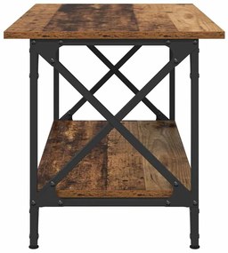 Dohányzóasztal Régi fa 80 x 45 x 45.5 cm Faanyag