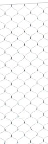 kék kültéri hálós karácsonyi világítás 204 LED 3 x 2 m