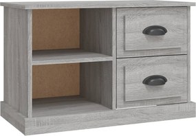 vidaXL szürke sonoma színű szerelt fa TV-szekrény 73x35,5x47,5 cm