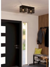 Eglo 900356 - Mennyezeti lámpa PIEDRITAS 2xE27/40W/230V