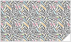 Szélvédőfólia Adatvédelem Absztrakt geometria 200x116