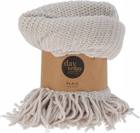 Boho Takaró Rojtokkal Poliészter 150X120 CM Világosszürke